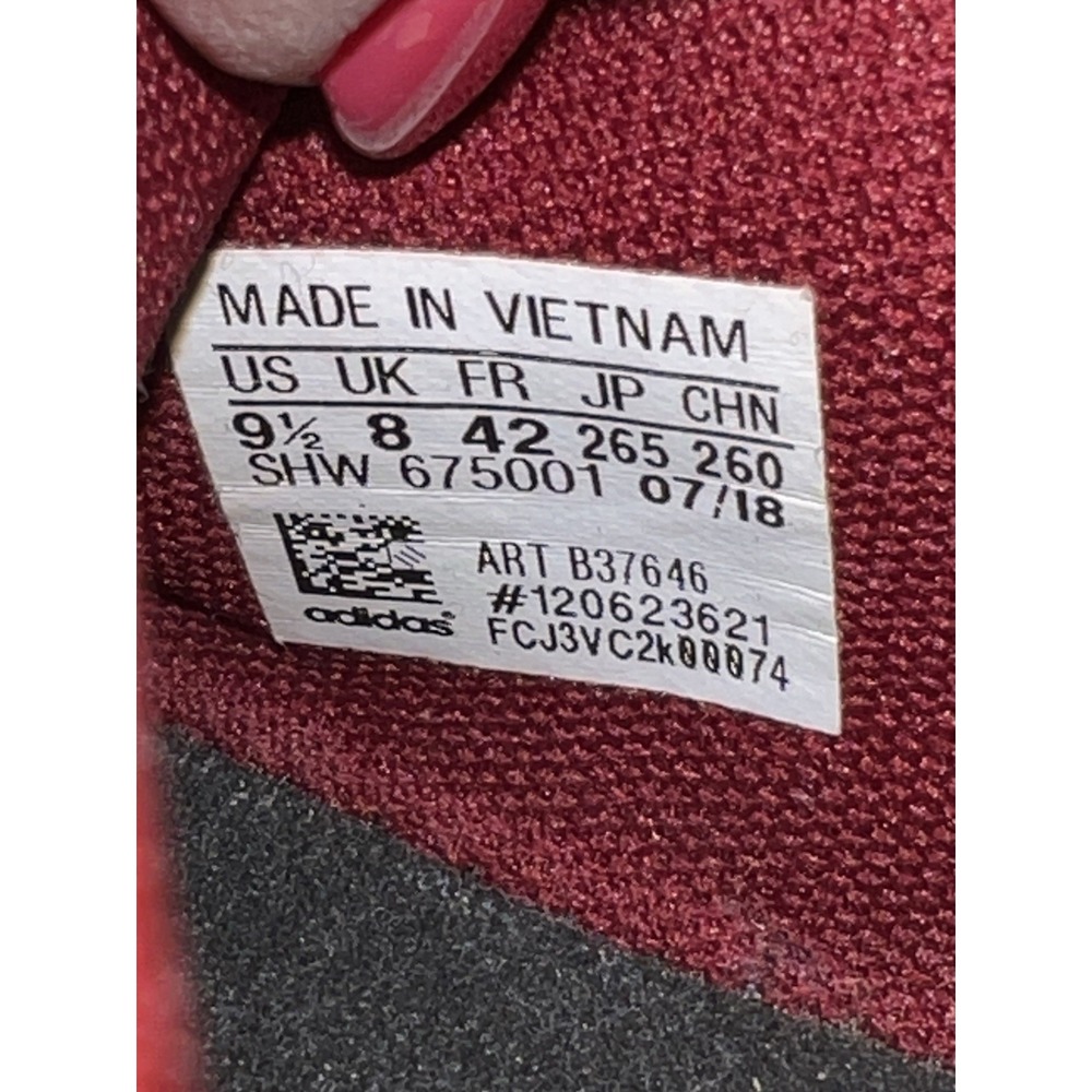 ADIDAS Originals NMD R1 running shoe Collegiate Burgundy womens Size 9.5M 675001 - Picture 7 of 7
